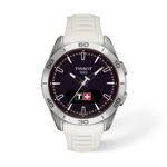 Front view of the watch Tissot T-Touch Connect Sport 43.75mm with shadow