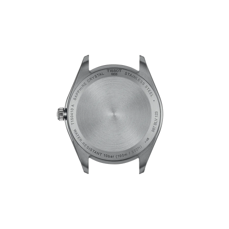 R&uuml;ckansicht des Geh&auml;uses der Uhr Tissot PR 100 40mm