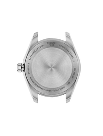 Back view of the watch case Tissot Ballade 34mm