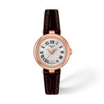 Vorderansicht der Uhr Tissot Bellissima 26mm mit Schatten