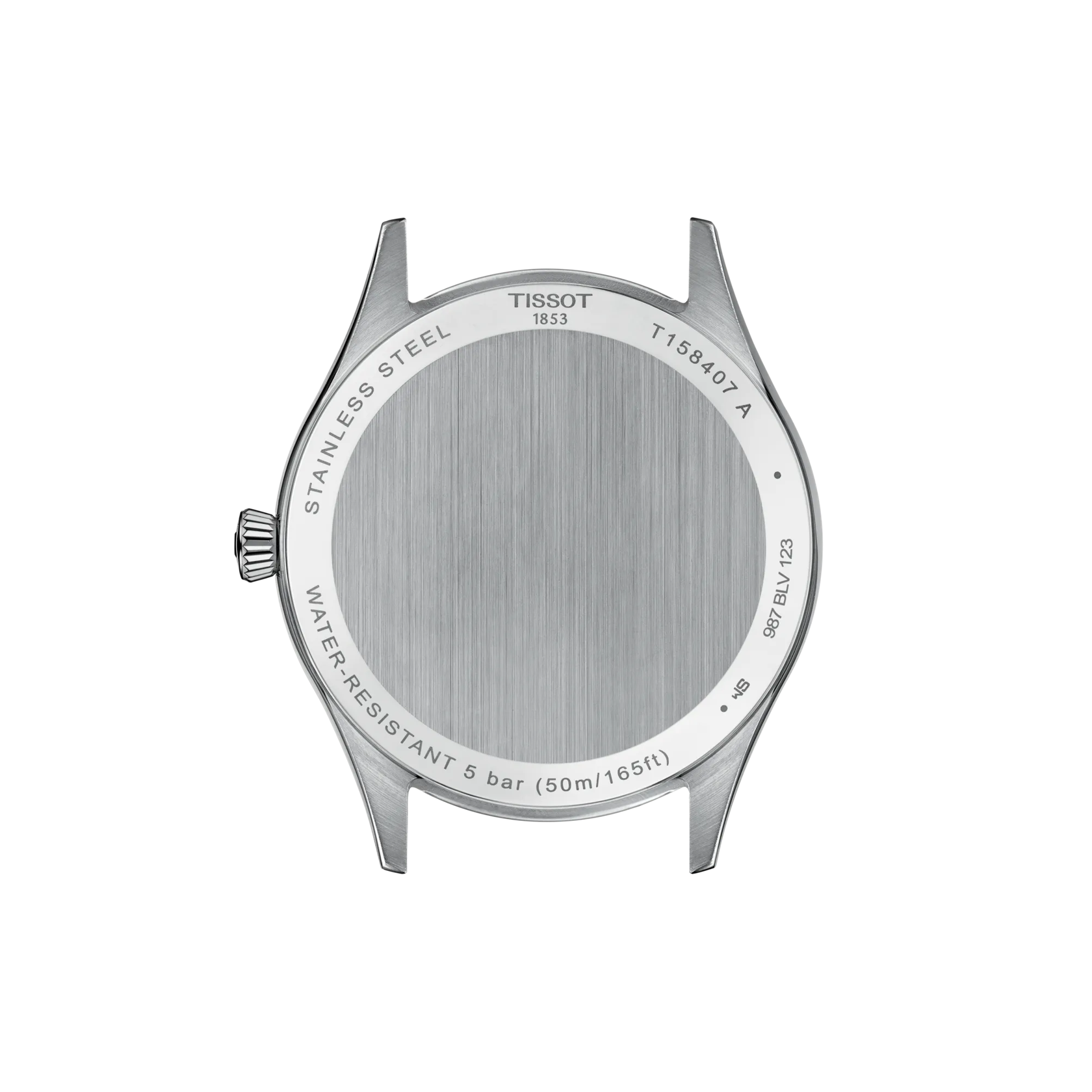 Back view of the watch case Tissot Classic Dream 40mm