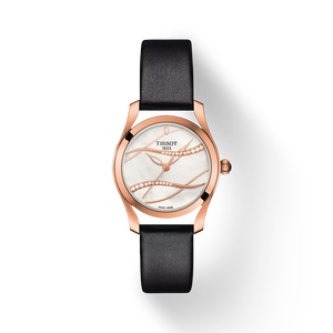 Front view of the watch Tissot T-Wave with shadow