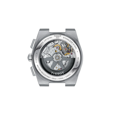 Back view of the watch case Tissot PRX 42mm