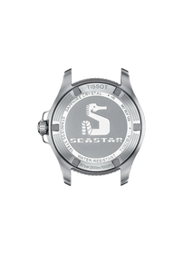 Back view of the watch case Tissot Seastar 1000 36mm