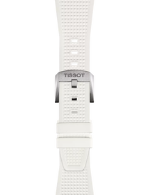 Zoom on Tissot Official White PRX 40mm Rubber Strap