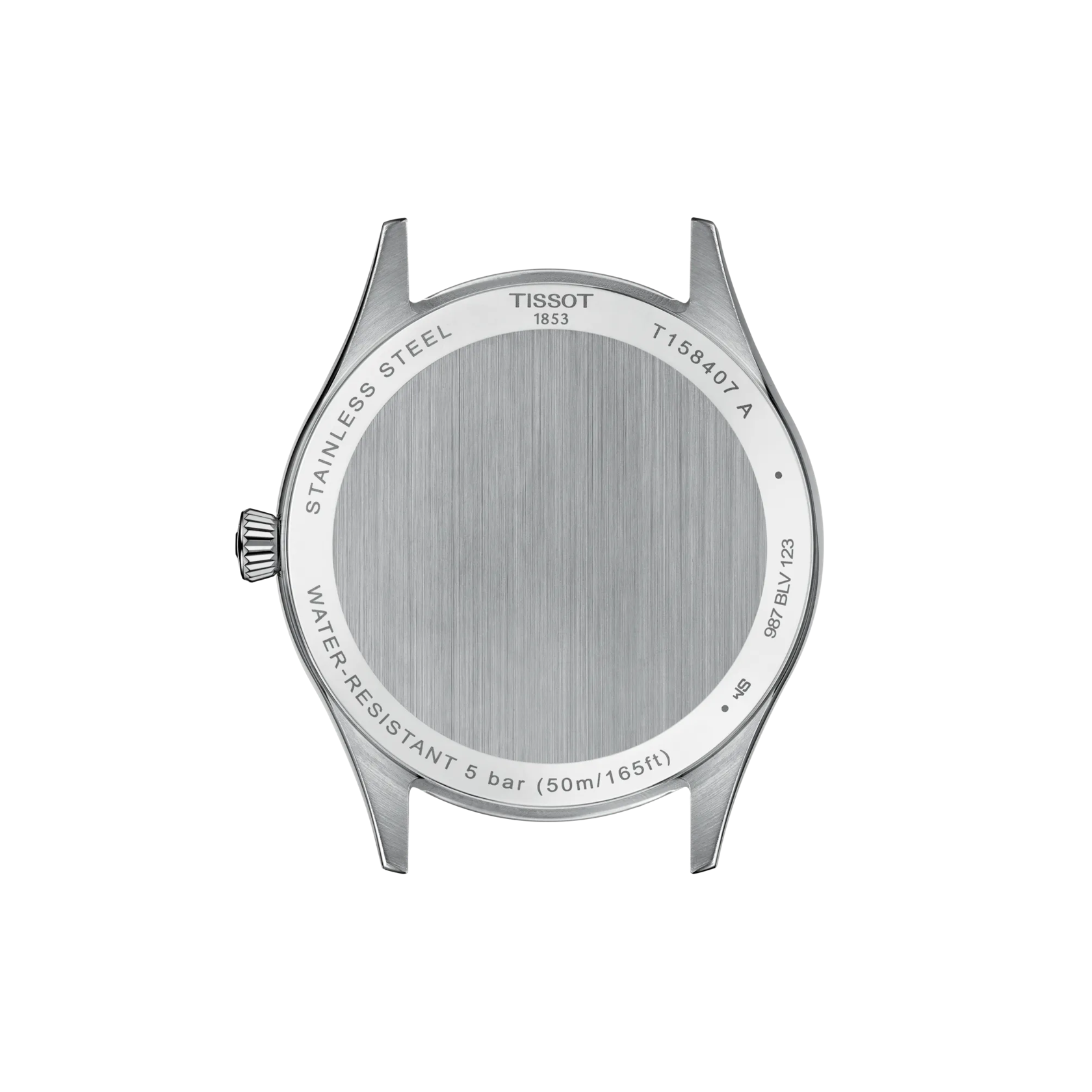 Back view of the watch case Tissot Classic Dream 40mm