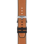 Zoom on Tissot Official Brown Leather Strap Lugs 23 mm