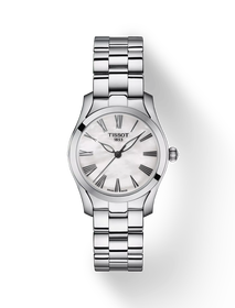 Front view of the watch Tissot T-Wave with shadow