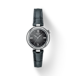 그림자가 있는 티쏘 데지르 28mm 시계의 전면 보기