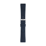 Front view of Bracelete oficial Tissot tecido azul  22 mm