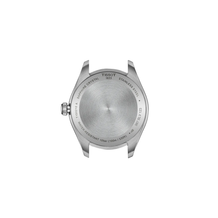 Back view of the watch case Tissot PR 100 34mm