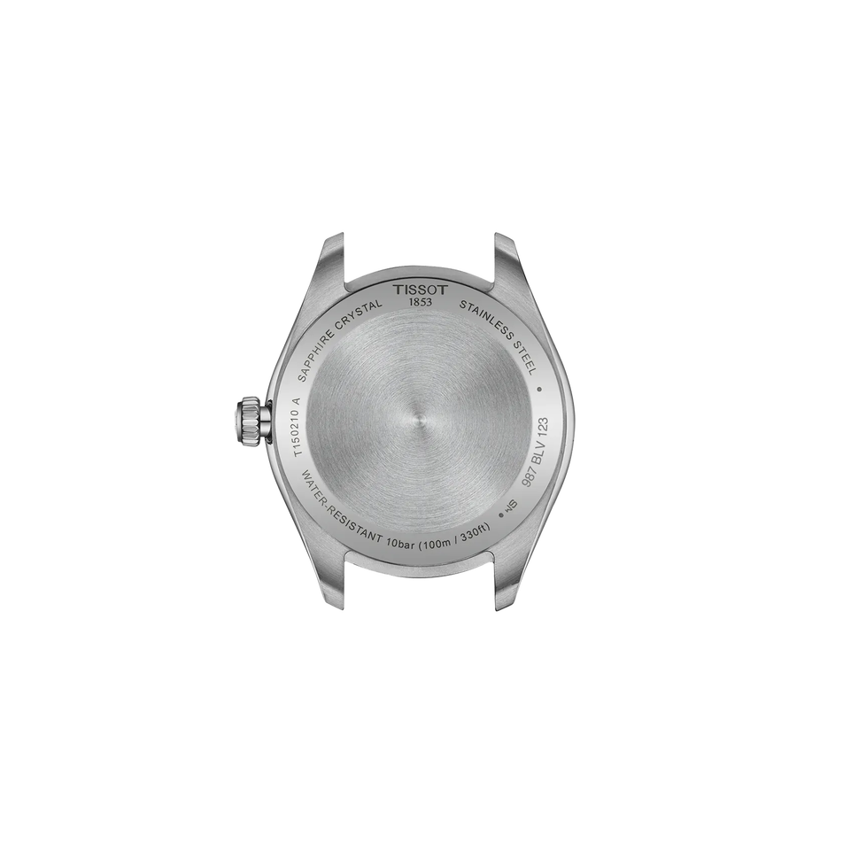 Back view of the watch case Tissot PR 100 34mm