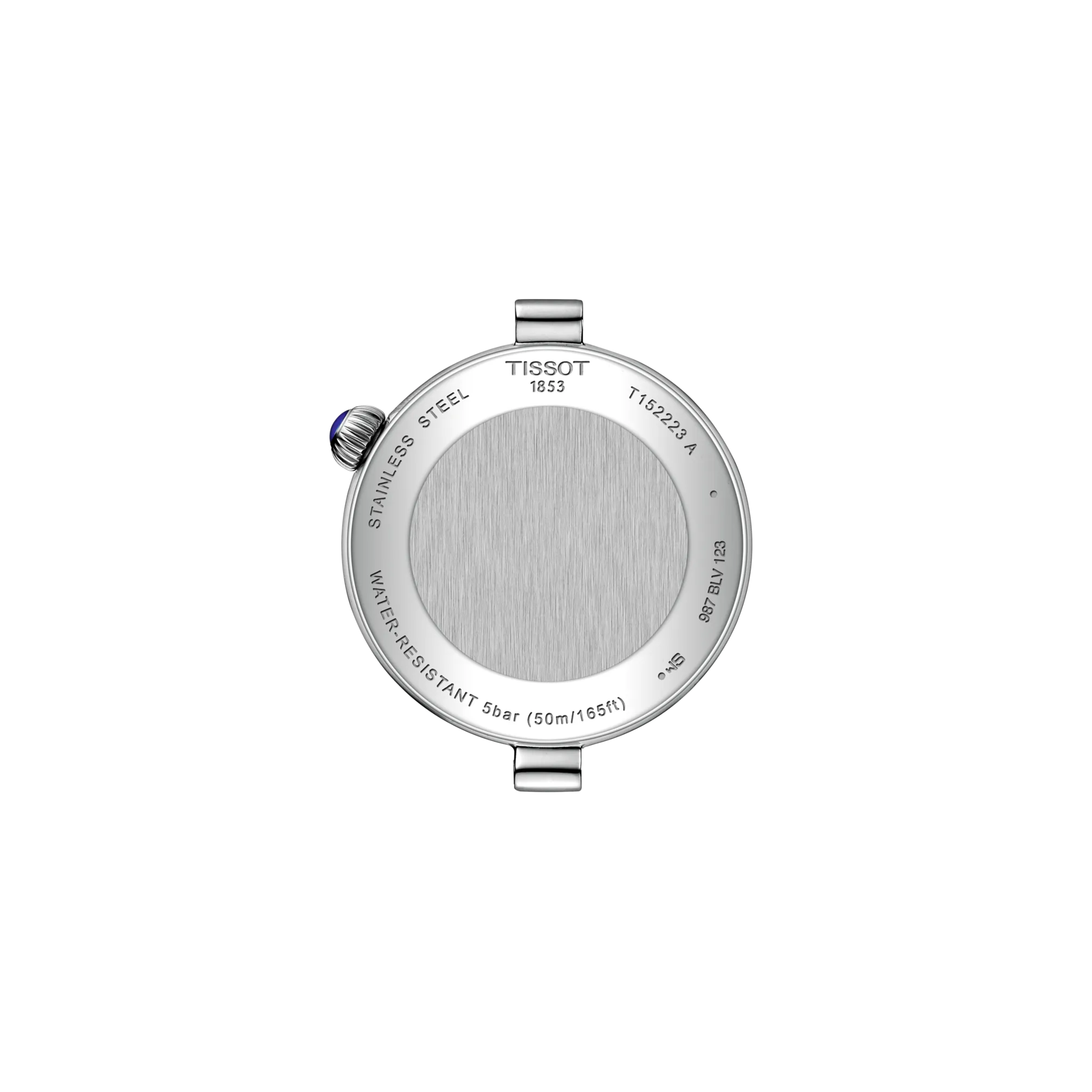 Back view of the watch case Tissot Desir 29.6mm