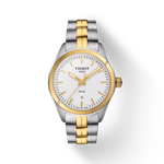 Front view of the watch Tissot PR 100 Lady with shadow