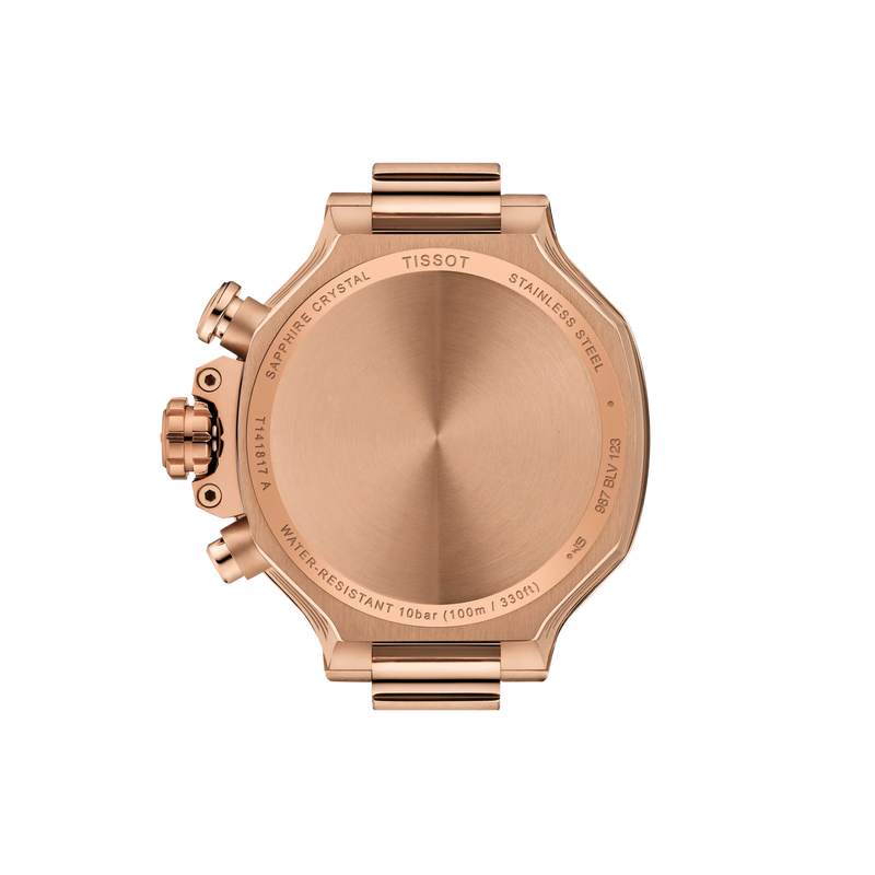 Back view of the watch case Tissot T-Race 38mm