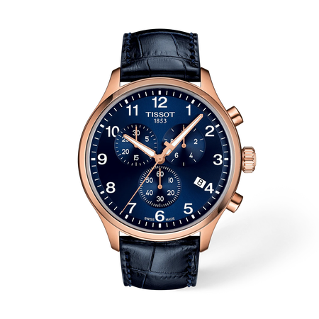 vista frontale dellorologio {0} con ombra