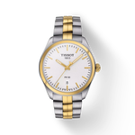 Front view of the watch Tissot PR 100 with shadow