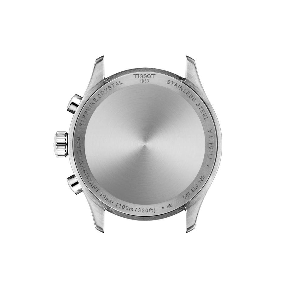 Rückansicht des Gehäuses der Uhr Tissot Chrono L 42mm