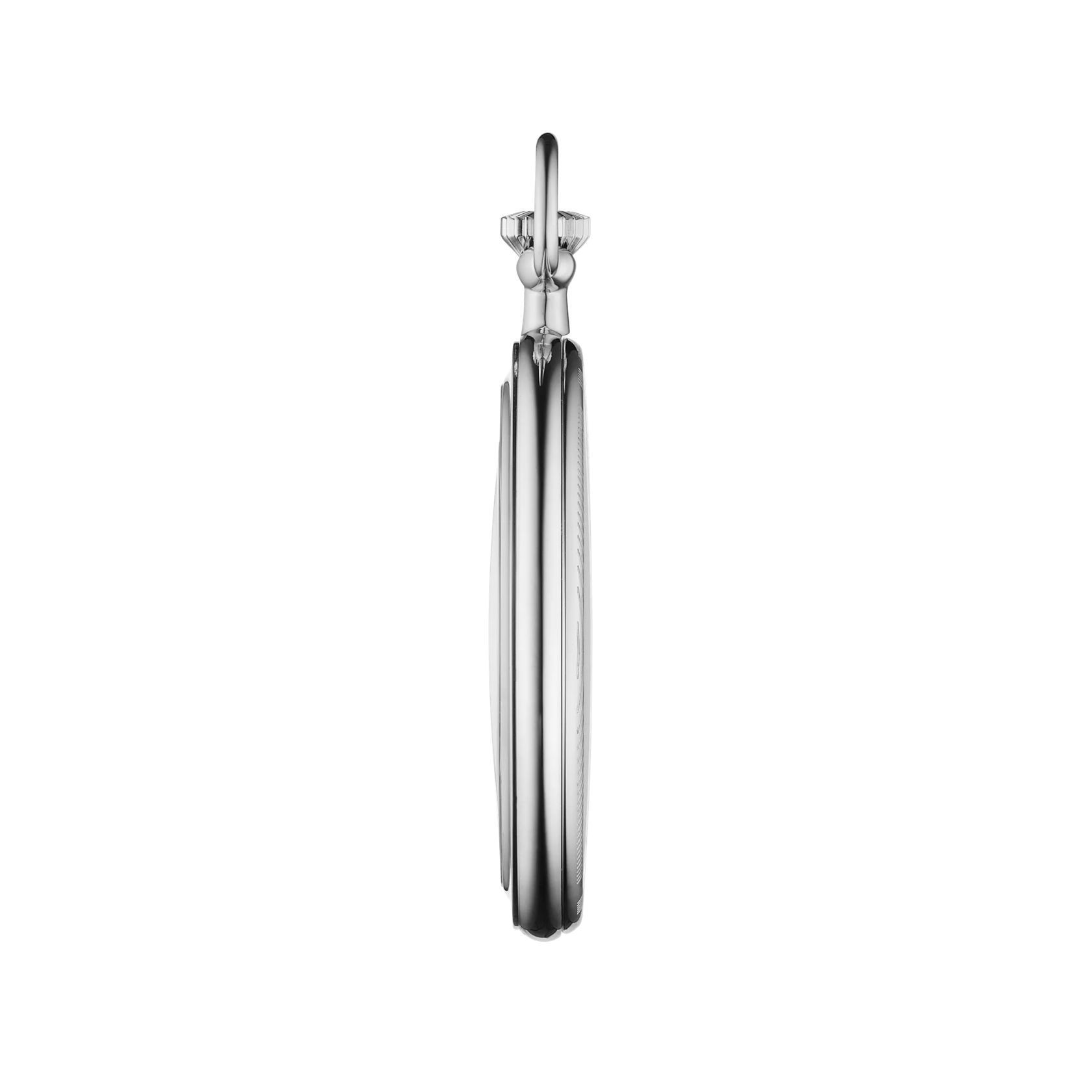 Profile view of the watch case Tissot Lepine 49mm