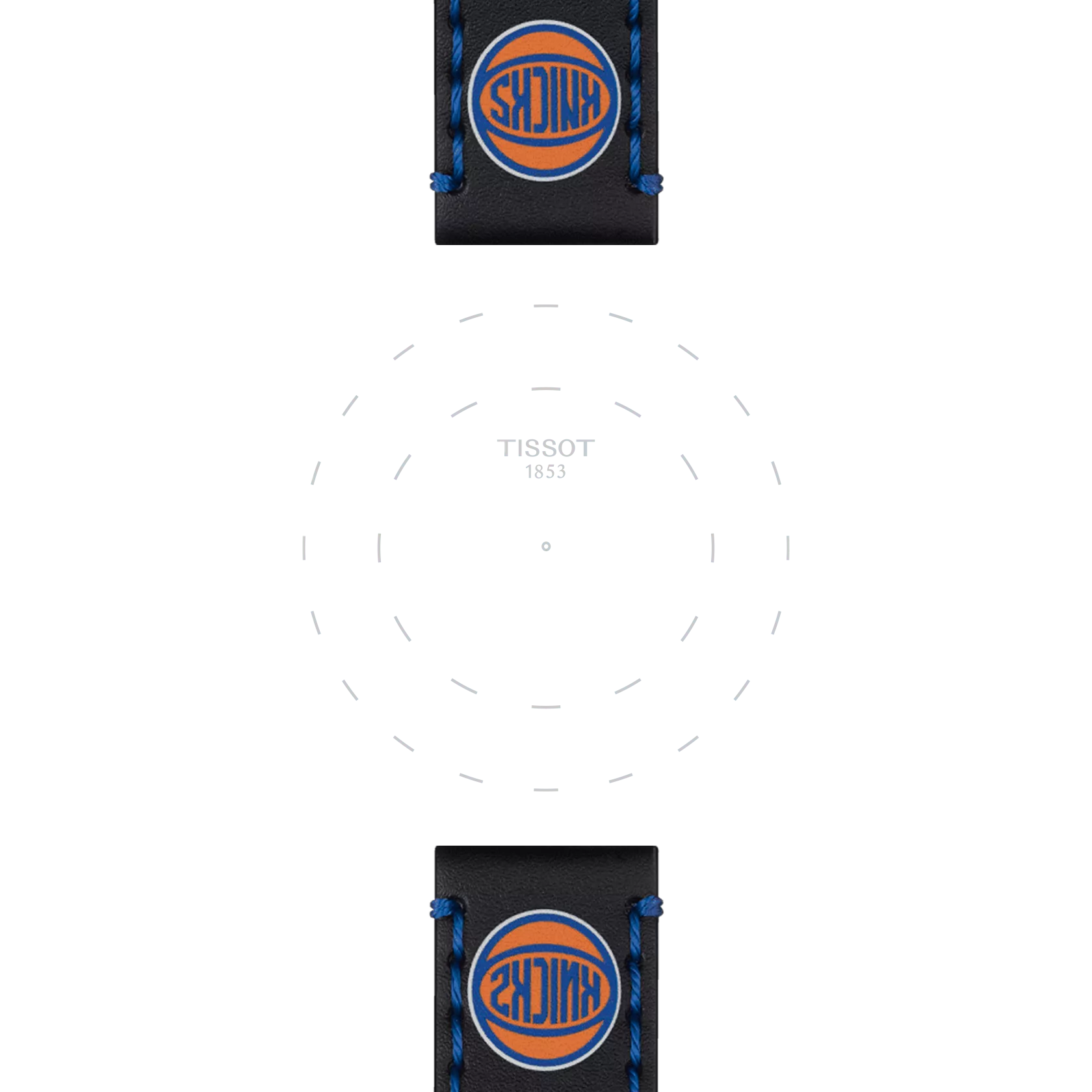 TISSOT NBA ニューヨーク・ニックス 22mmのラグのフォーカス