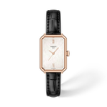 Front view of the watch Tissot SRV 30mm with shadow