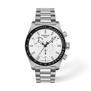 Front view of the watch Tissot PR516 40mm with shadow