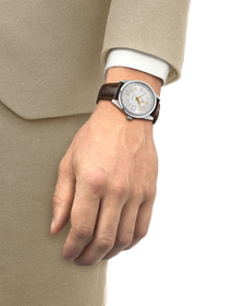 Simulation of the watch Tissot Visodate 39mm on a wrist