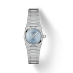 Front view of the watch 天梭PRX系列25mm with shadow