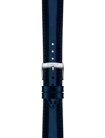 Zoom on 天梭蓝色合成材料表带