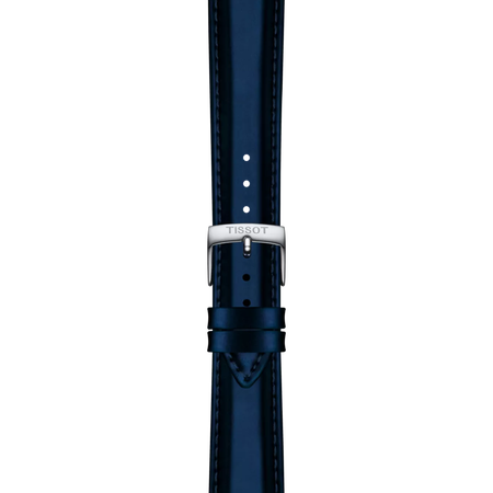 Zoom on Tissot Official Blue Synthetic Strap Lugs 18mm