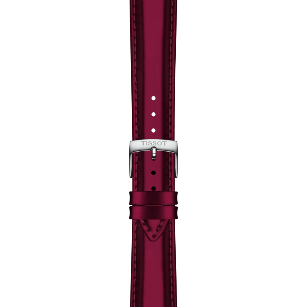 Zoom on Bracelet Officiel Tissot Synthétique Rouge Entre-cornes 18 mm