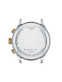 Back view of the watch case Tissot Chrono XL Classic