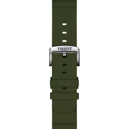 확대 티쏘 정품 카키 실리콘 스트랩 러그 22 mm