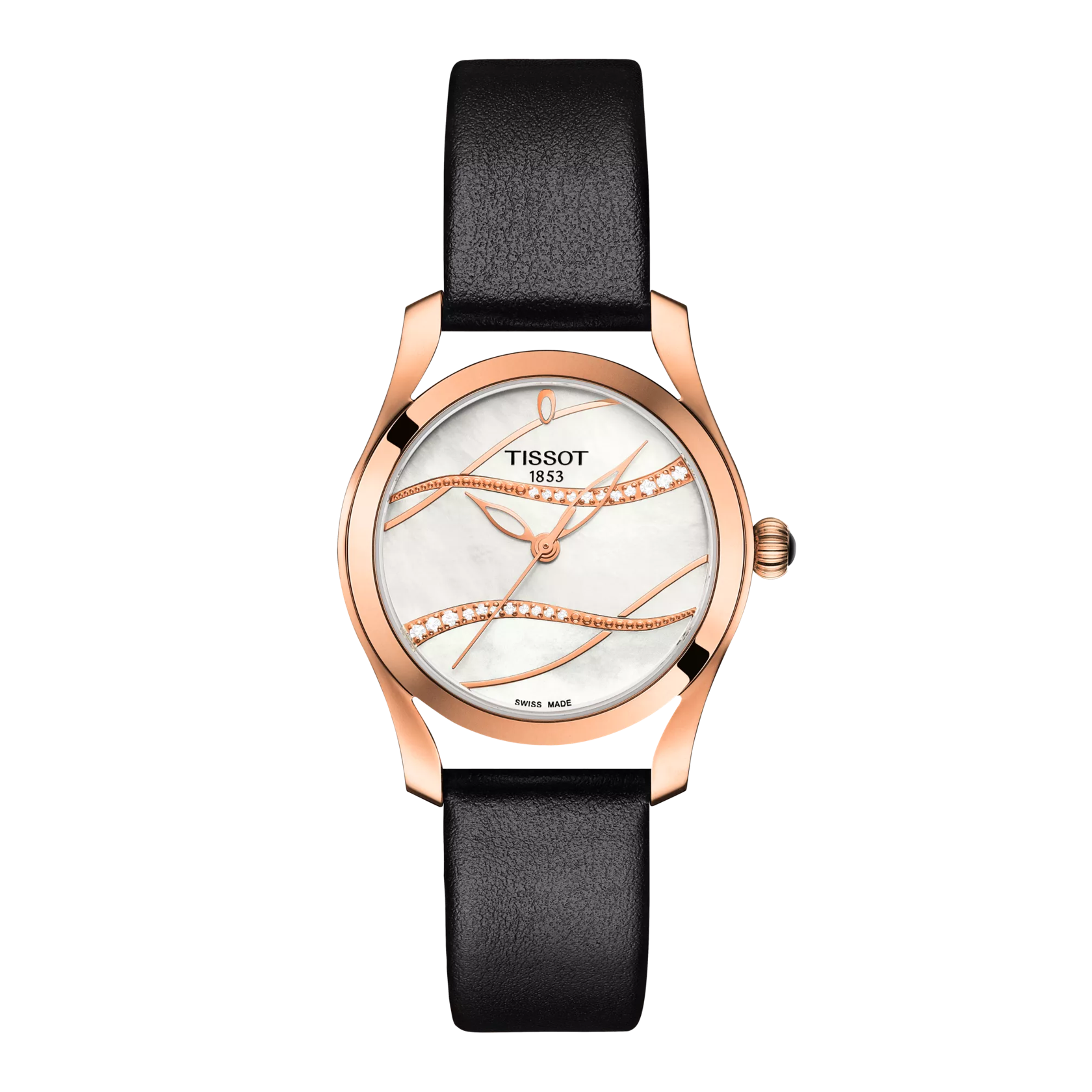 Front view of the watch Tissot T-Wave