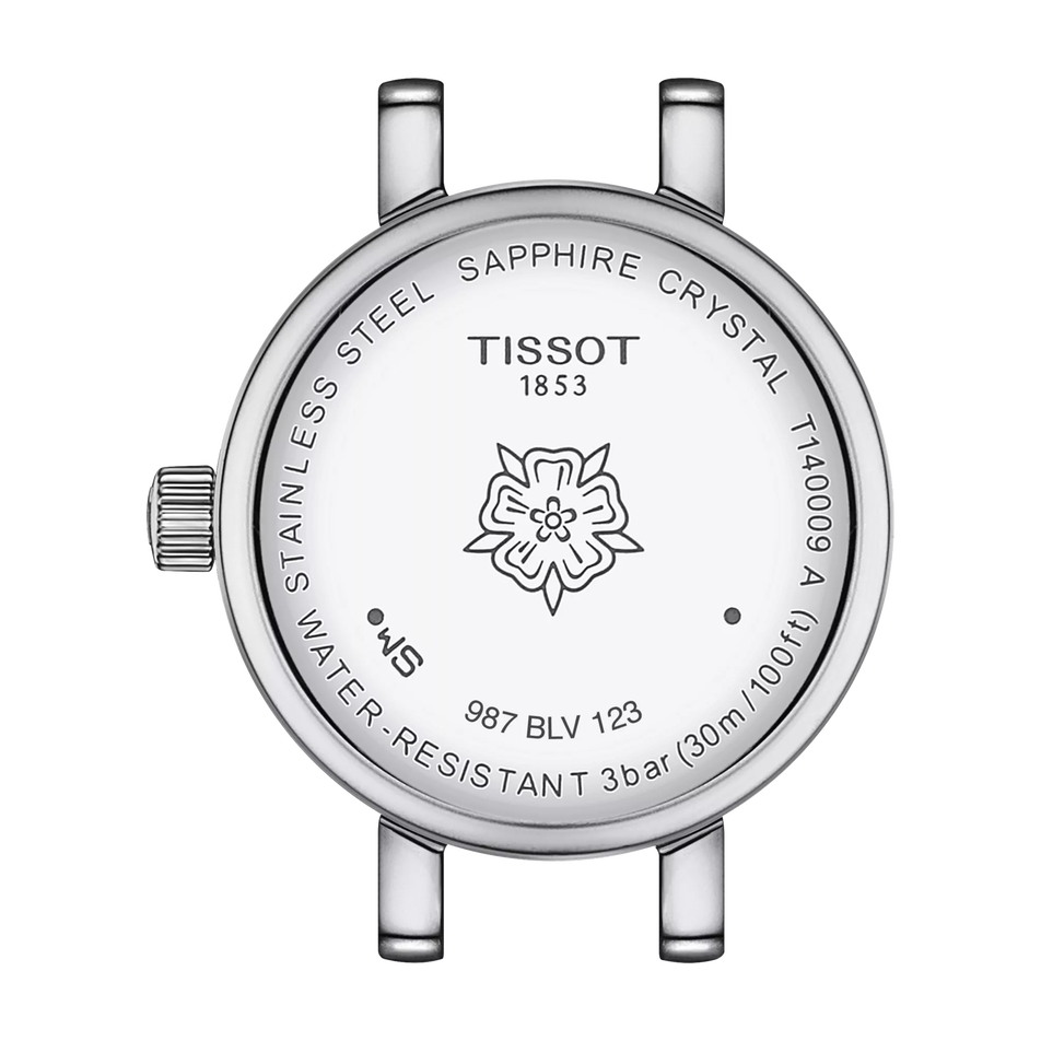 Rückansicht des Gehäuses der Uhr Tissot Lovely Round 19.5mm
