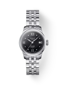 Vue de face de la montre Tissot Le Locle  Automatic  Lady avec ombre