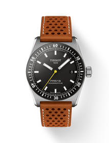 Front view of the watch Tissot PR516 38mm with shadow