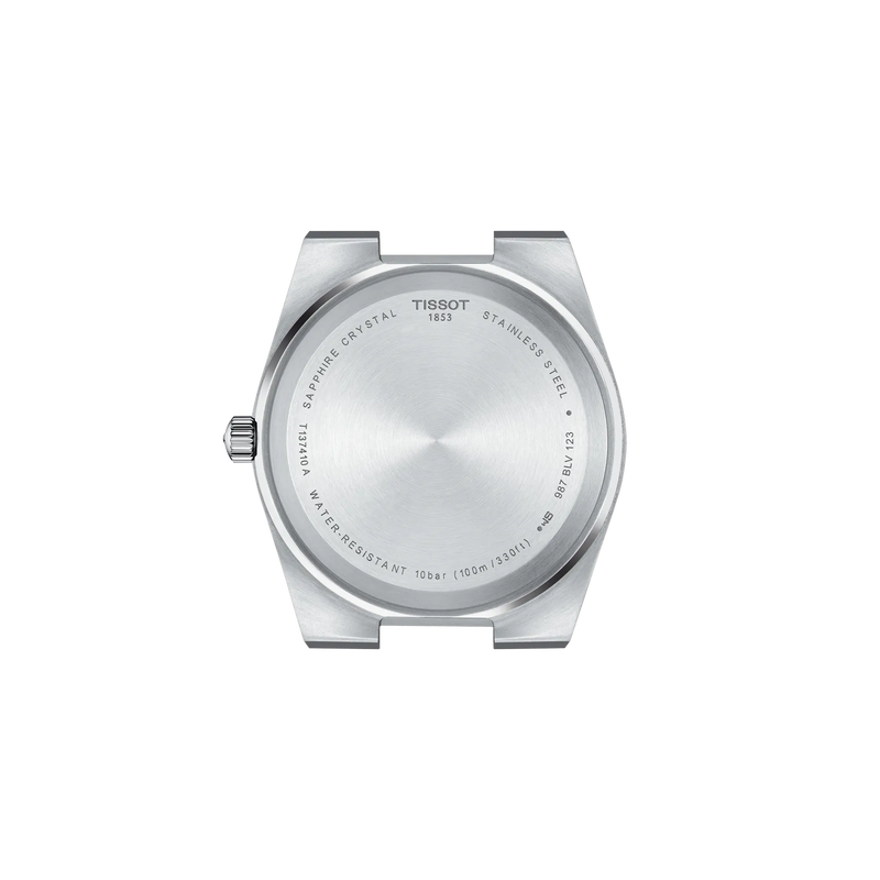 Back view of the watch case Tissot PRX 40mm