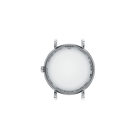 Back view of the watch case Tissot Everytime 34mm