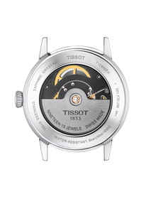 Back view of the watch case Tissot Classic Dream Swissmatic
