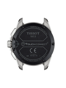Vue arrière du boîtier de la montre Tissot T-Touch Connect Solar 47.5mm
