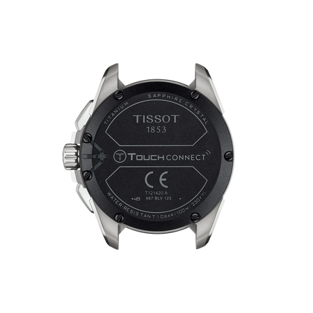 Back view of the watch case Tissot T-Touch Connect Solar 47.5mm