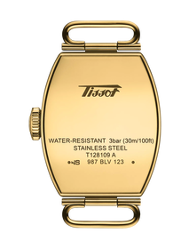 Back view of the watch case Tissot Heritage Porto Small lady