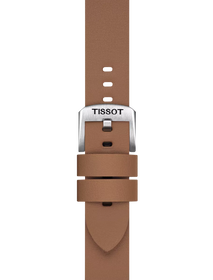 Zoom on 天梭棕色合成材料表带