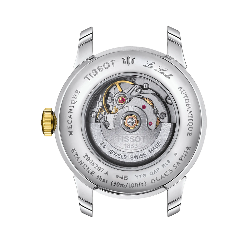 Back view of the watch case Tissot Le Locle 29mm