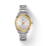 그림자가 있는 티쏘 PR 100 34mm 시계의 전면 보기