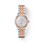 Front view of the watch Tissot Le Locle 29mm with shadow