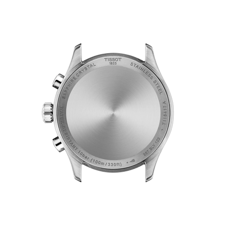 R&uuml;ckansicht des Geh&auml;uses der Uhr Tissot Chrono L 42mm