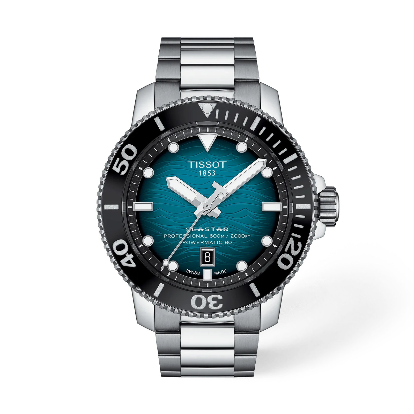 Tissot Seastar 2000 — Graded blue-black