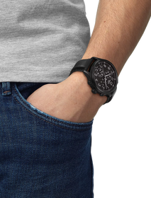 Simulation of the watch Tissot Chrono XL Special Edition Roglic on a wrist